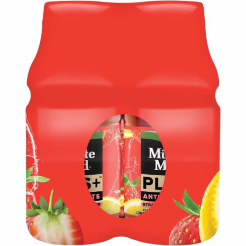 Minute Maid Plus+ Antioxidants Strawberry Lemonade Fruit Juice Drink Perspective: right