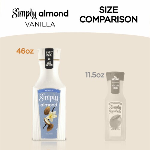 Simply Almond Vanilla Vegan & Dairy-Free All Natural Milk Alternative Perspective: right