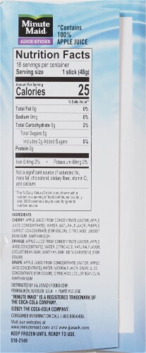 Minute Maid® Orange Cherry or Grape Variety Pack Ice Pops Perspective: right