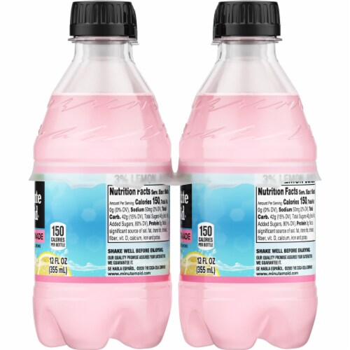 Minute Maid® Pink Lemonade Fruit Drink Bottles Perspective: right