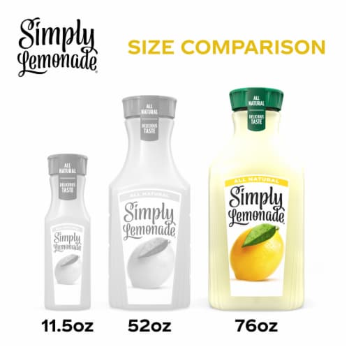 Simply® Lemonade Bottle Perspective: right