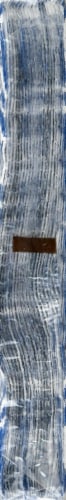 Caspari Amala Ikat Paper Napkins - Blue/White Perspective: right