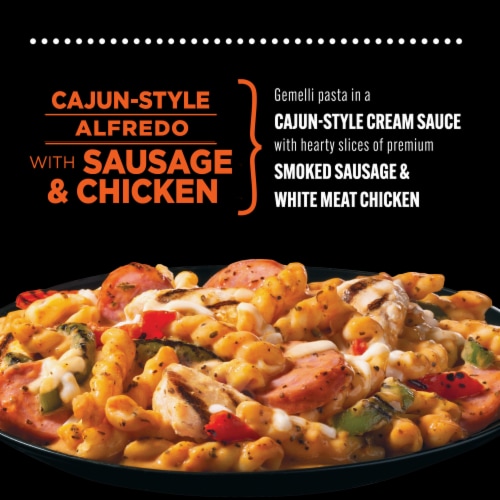 DEVOUR Cajun-Style Alfredo with Smoked Sausage & Chicken Frozen Meal Perspective: right