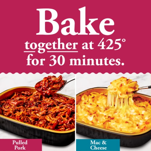 Home Bake 425°/:30 Pulled Pork with BBQ Sauce Frozen Family Meal Main Dish Perspective: right