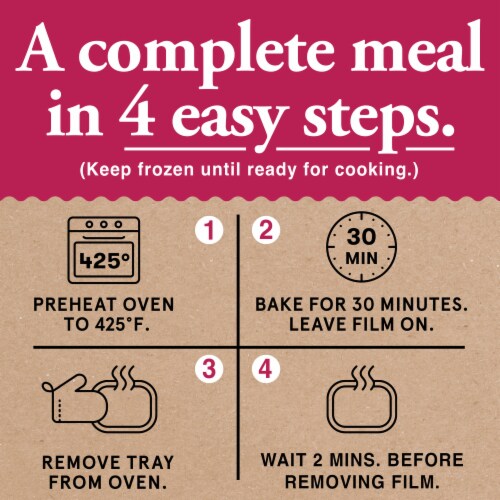 Home Bake 425°/:30 Chicken Parmesan Frozen Family Meal Main Dish Perspective: right
