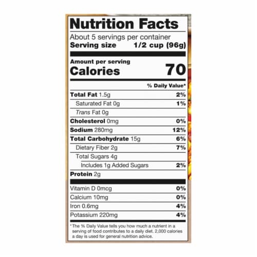 Home Bake 425°/:30 Southwest Style Corn Frozen Family Meal Veggie Dish Perspective: right