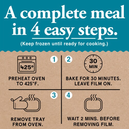 Home Bake 425°/:30 Italian Style Cauliflower Frozen Family Meal Veggie Dish Perspective: right