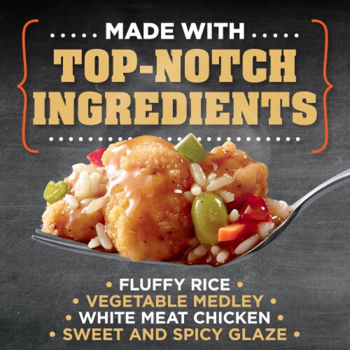 Devour Big Bowl Spicy Fried Chicken with Sweet and Spicy Glaze, Box Perspective: right