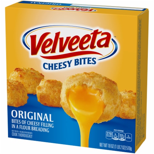 Velveeta Original Cheesy Bites Perspective: right