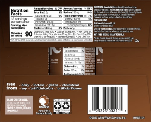 Silk® Dark Chocolate Almondmilk Perspective: right