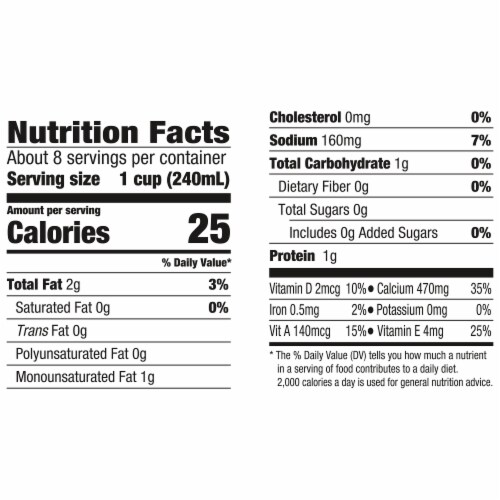 Silk Dairy Free Unsweetened Creamy Cashew Milk Half Gallon Perspective: right