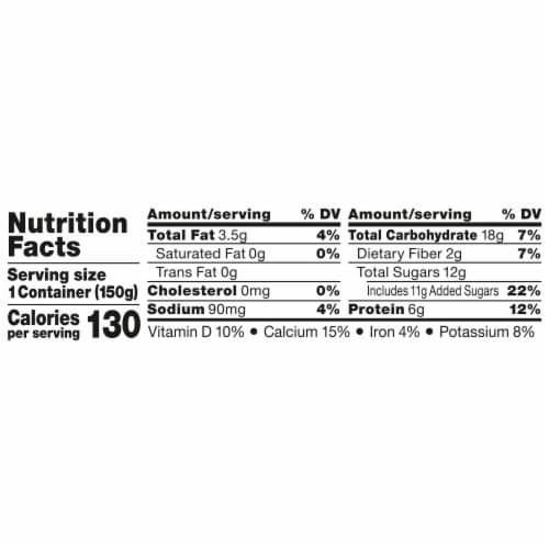 Silk Strawberry Dairy Free Soy Milk Yogurt Cup Perspective: right