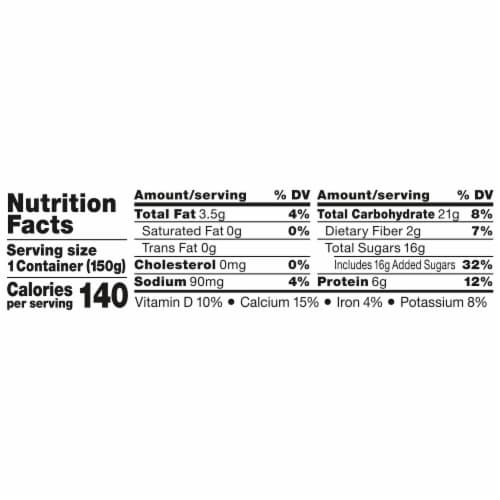 Silk Vanilla Dairy Free Soy Milk Yogurt Cup Perspective: right