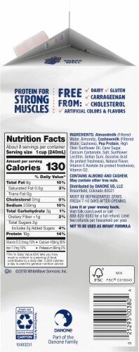 Silk® Original Almond & Cashew Protein Milk Perspective: right