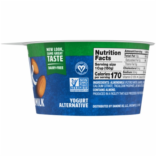 Silk® Plain Plain Almondmilk Yogurt Perspective: right