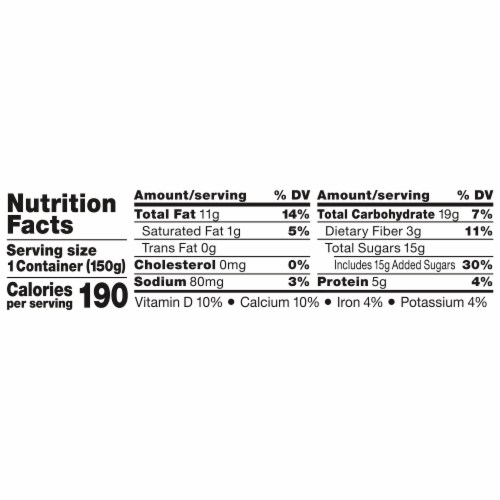 Silk Vanilla Dairy Free Almond Milk Yogurt Cup Perspective: right
