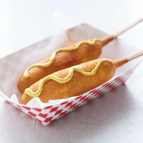Applegate Natural Gluten-Free Uncured Beef Corn Dogs Perspective: right