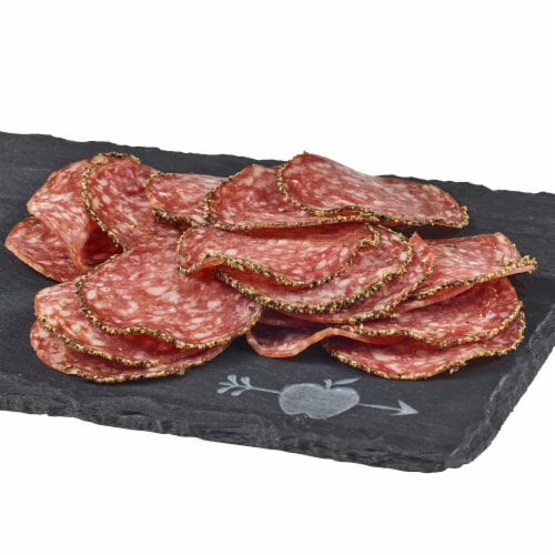 Applegate Natural Uncured Peppered Genoa Salami Perspective: right
