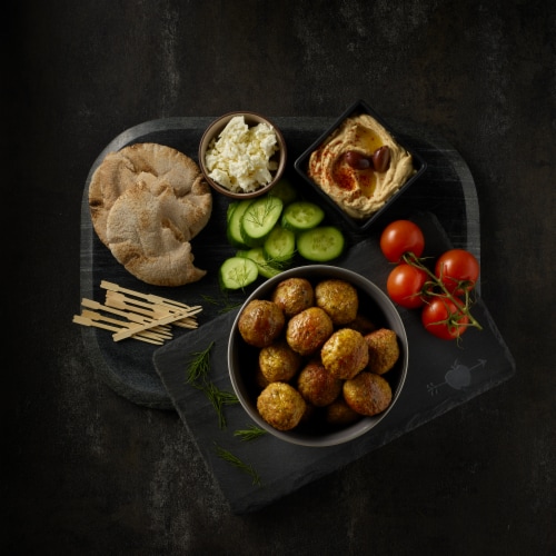 Applegate Well Carved Organic Mediterranean Style Turkey & Vegetable Meatballs (Frozen) Perspective: right