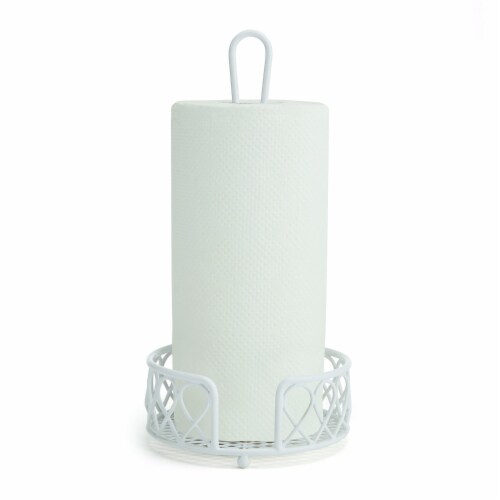 Mikasa® Victorian Loop Paper Towel Holder - White Perspective: right