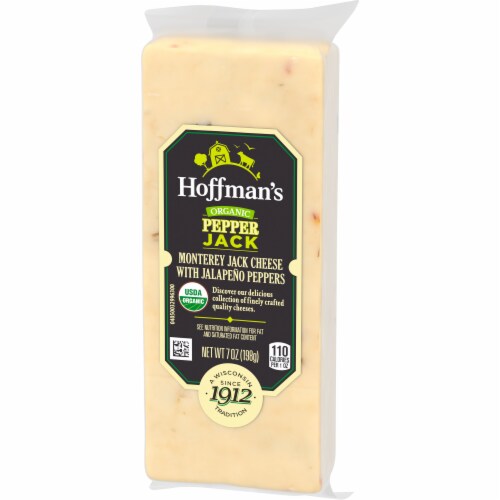 Hoffman's Organic Pepper Jack Cheese Perspective: right
