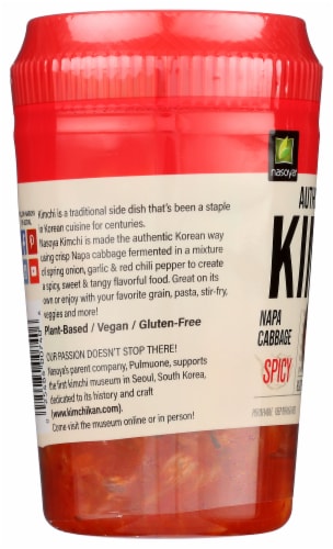 Nasoya Kimchi Spicy Vegan Napa Cabbage Perspective: right
