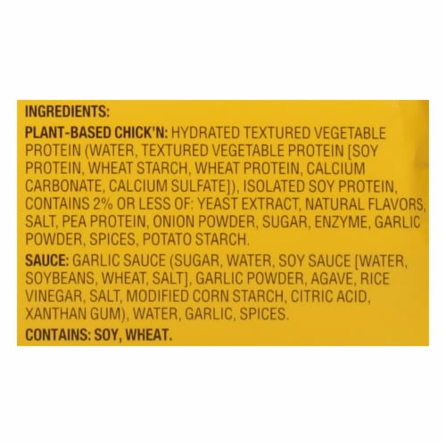 Nasoya Plantspired Plant-Based Honey Garlic Flavor Chick'n Bites 8 oz Perspective: right