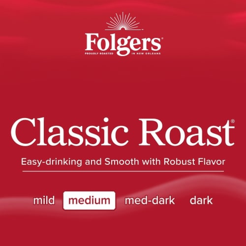 Folgers Classic Roast Instant Coffee Perspective: right