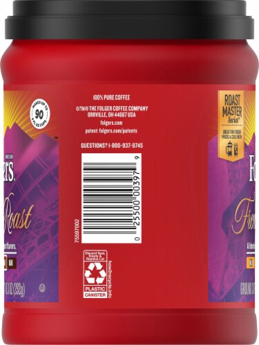 Folgers® French Roast Medium-Dark Roast Ground Coffee Perspective: right