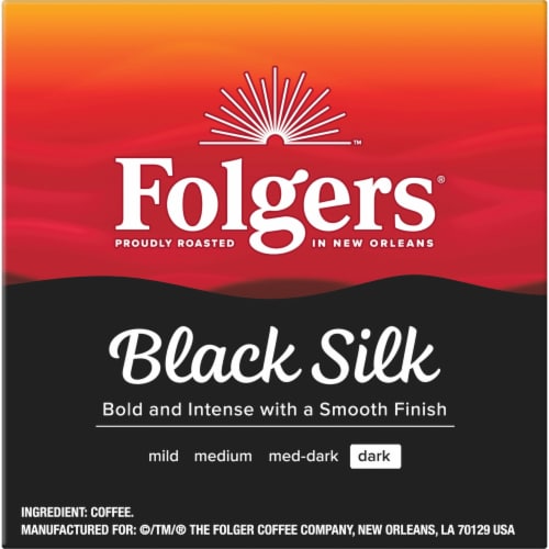 Folgers® Black Silk Dark Roast K-Cup Coffee Pods Perspective: right