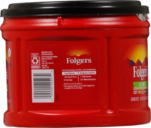 Folgers® Half Caff Medium Roast Ground Coffee Perspective: right