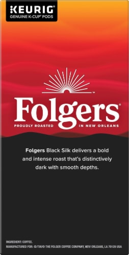 Folgers® Black Silk Dark Roast K-Cup® Coffee Pods Perspective: right