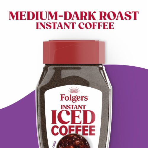 Folgers Instant Iced Coffee Perspective: right