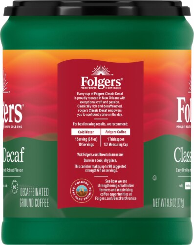 Folgers® Classic Decaf Ground Coffee Perspective: right