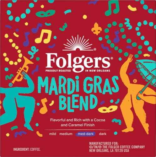 Folgers® Mardi Gras Blend K-Cup® Coffee Perspective: right