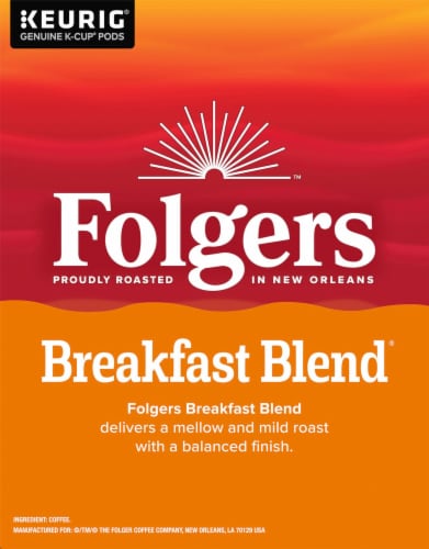 Folgers® Breakfast Blend Light Roast K-Cup Coffee Pods Perspective: right