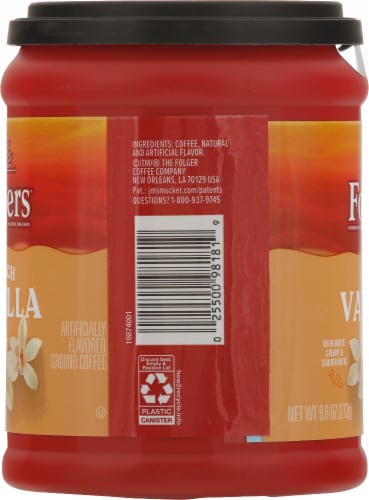 Folgers® French Vanilla Roast Ground Coffee Perspective: right