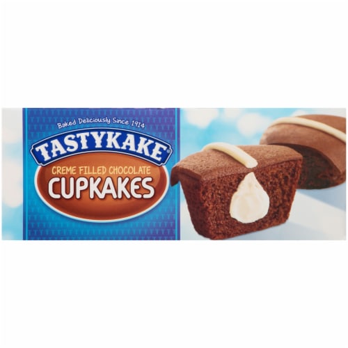Tastykake Cream Filled Chocolate Cupcakes Perspective: right