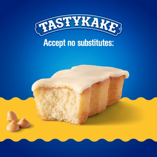 Tastykake Butterscotch Krimpets 6 Packs of 2 Sponge Cakes with Butterscotch Icing Perspective: right
