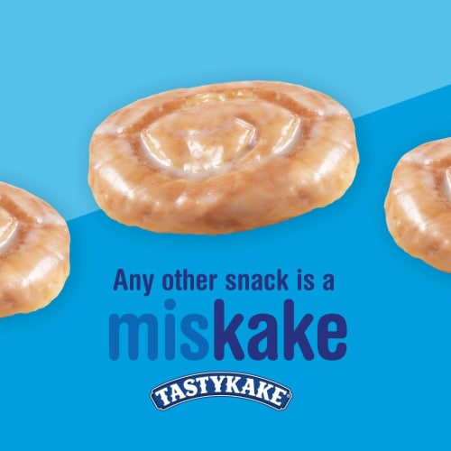 Tastykake Glazed Honey Bun Individually Wrapped Pastry Snack Perspective: right