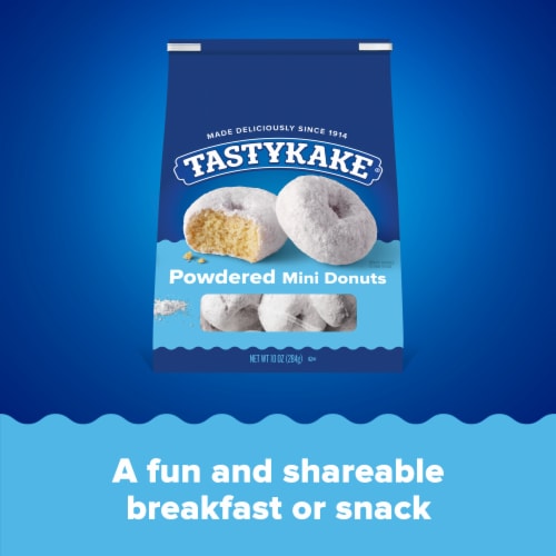 Tastykake Powdered Sugar Mini Donuts Shareable Powdered Donut