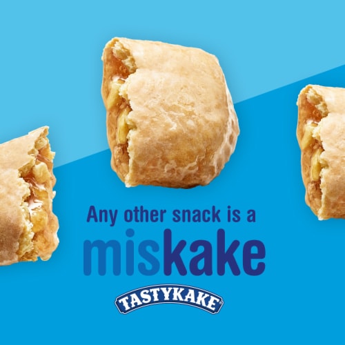Tastykake Glazed Apple Pie Individually Wrapped Snack Pie Perspective: right