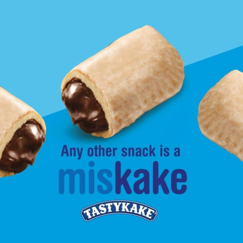 Tastykake Glazed Chocolate Pie Individually Wrapped Snack Pie Perspective: right