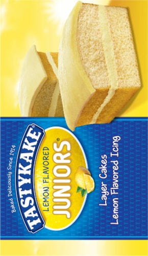 Tastykake® Lemon Flavored Juniors Snack Cakes Perspective: right