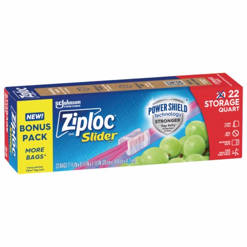 Ziploc® Slider Bags Perspective: right