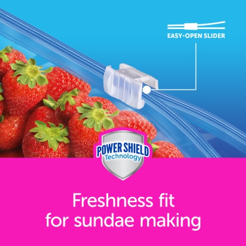Ziploc® Brand Gallon Slider Freezer Bags Perspective: right