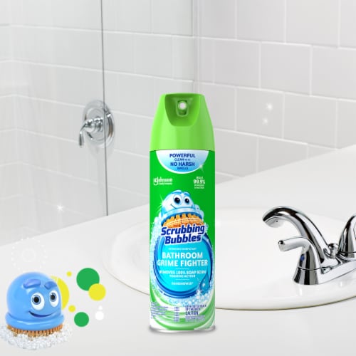 Scrubbing Bubbles® Rainshower Bathroom Grime Fighter Perspective: right