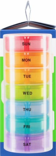 EZY Dose Weekly AM/PM Pill Organizer Perspective: right