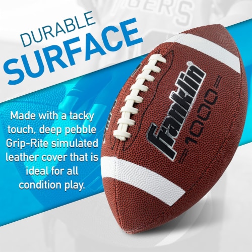 Franklin Grip-Rite Official Size Football Perspective: right