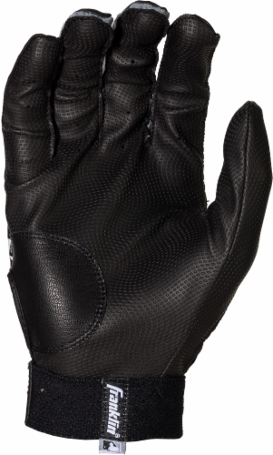 Franklin 2nd Skinz Youth Batting Glove - Black Perspective: right